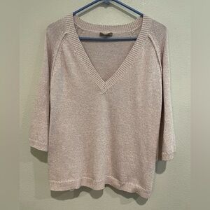 Lilla P V-Neck Sweater - Soft Beige